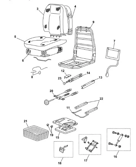 9969295 - Подушка сиденья